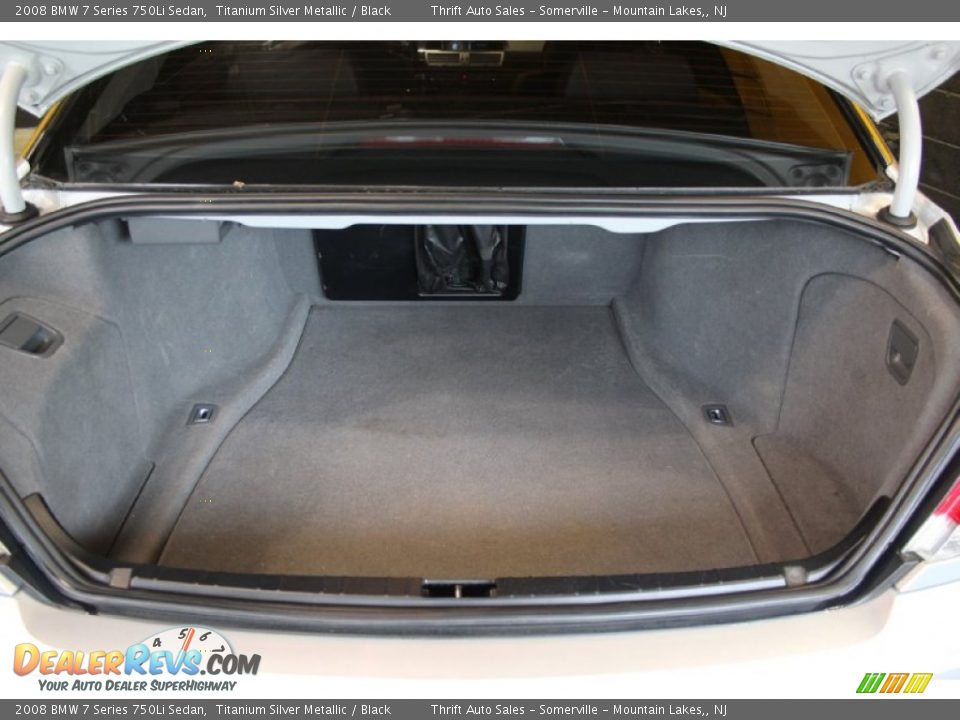 2008 BMW 7 Series 750Li Sedan Titanium Silver Metallic / Black Photo #30