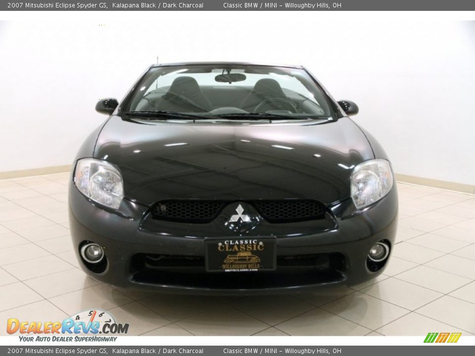 2007 Mitsubishi Eclipse Spyder GS Kalapana Black / Dark Charcoal Photo #3