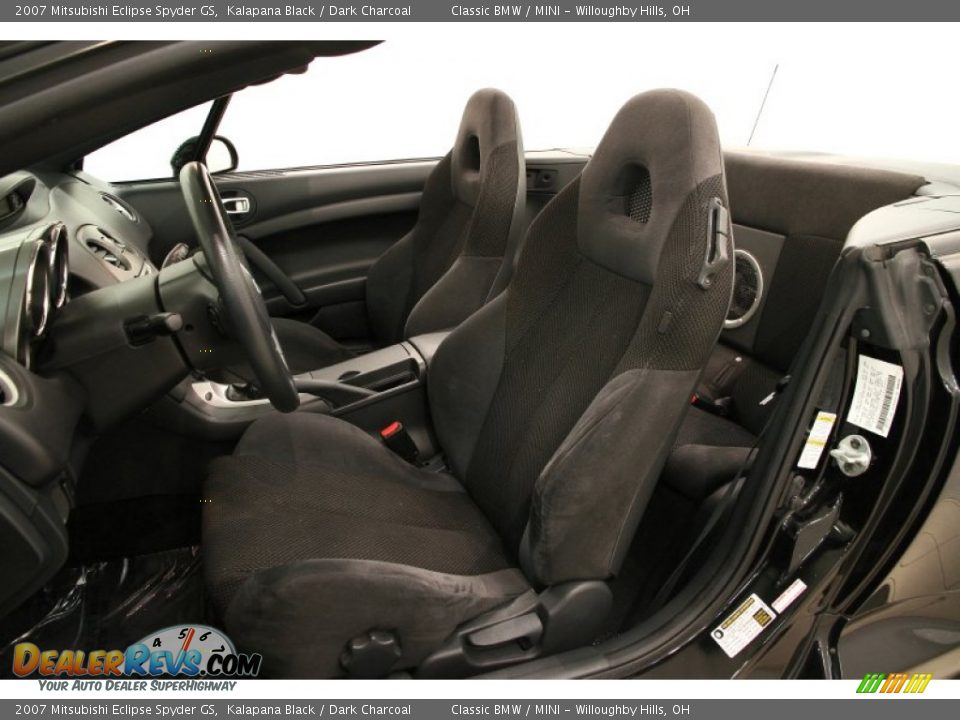 2007 Mitsubishi Eclipse Spyder GS Kalapana Black / Dark Charcoal Photo #6