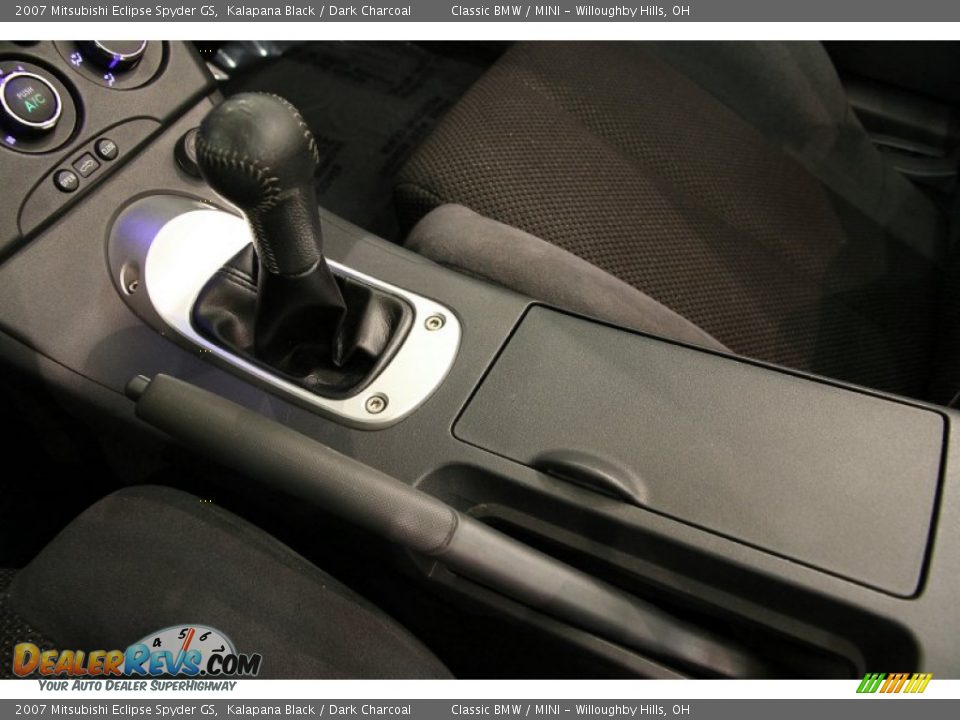 2007 Mitsubishi Eclipse Spyder GS Kalapana Black / Dark Charcoal Photo #12