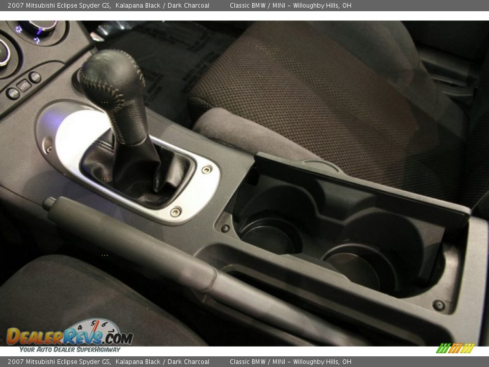 2007 Mitsubishi Eclipse Spyder GS Kalapana Black / Dark Charcoal Photo #13