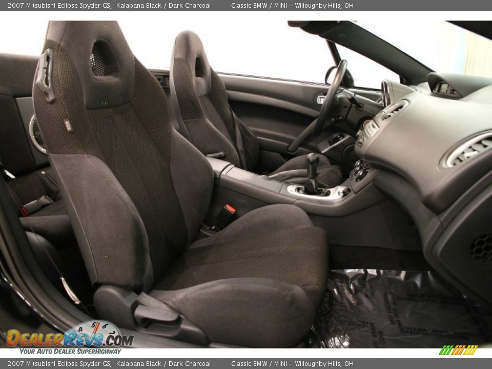 2007 Mitsubishi Eclipse Spyder GS Kalapana Black / Dark Charcoal Photo #14