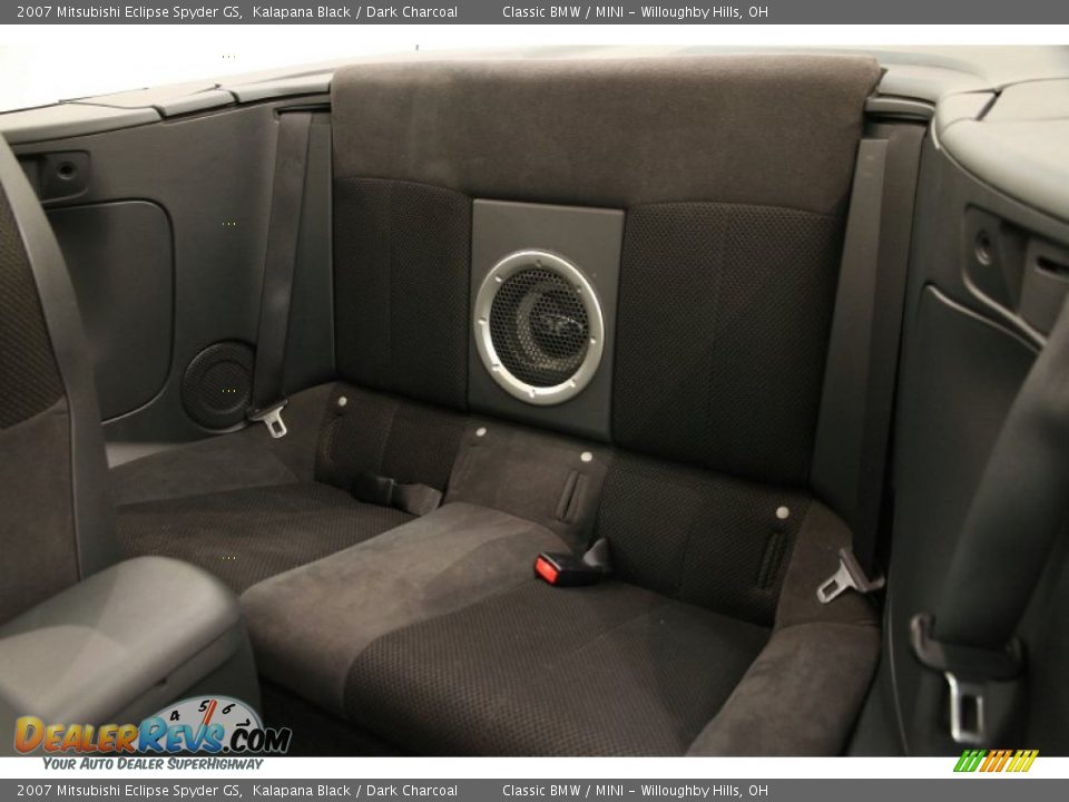 2007 Mitsubishi Eclipse Spyder GS Kalapana Black / Dark Charcoal Photo #16