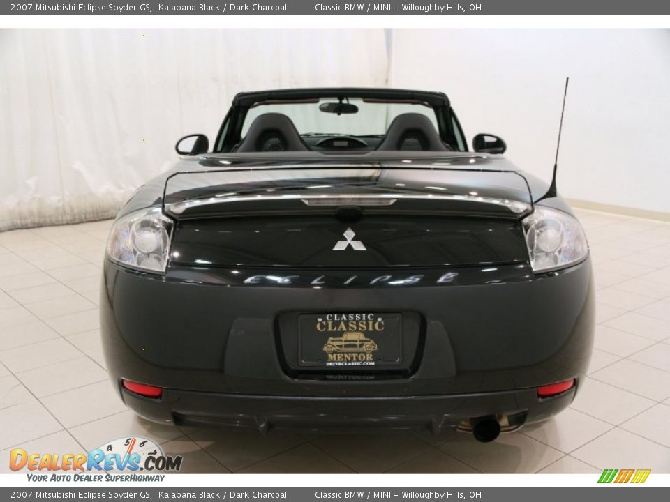 2007 Mitsubishi Eclipse Spyder GS Kalapana Black / Dark Charcoal Photo #17
