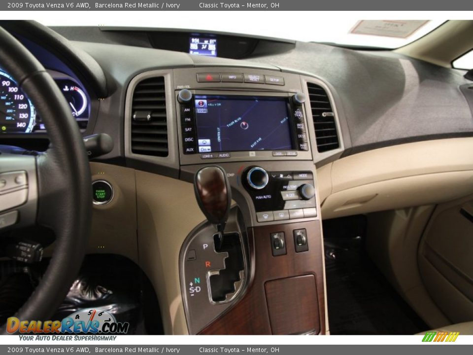 2009 Toyota Venza V6 AWD Barcelona Red Metallic / Ivory Photo #9