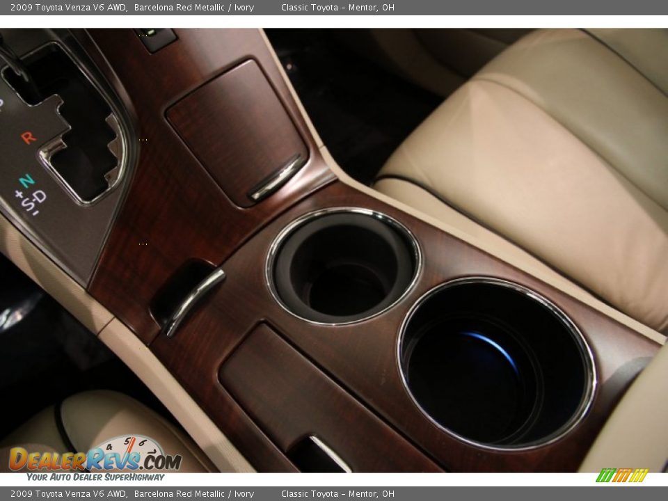 2009 Toyota Venza V6 AWD Barcelona Red Metallic / Ivory Photo #11