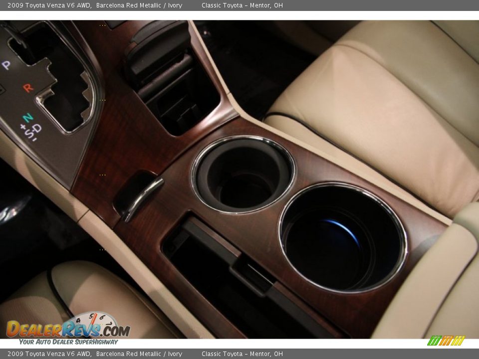 2009 Toyota Venza V6 AWD Barcelona Red Metallic / Ivory Photo #12