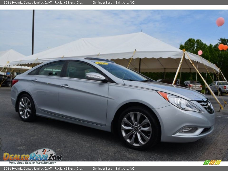 2011 Hyundai Sonata Limited 2.0T Radiant Silver / Gray Photo #1