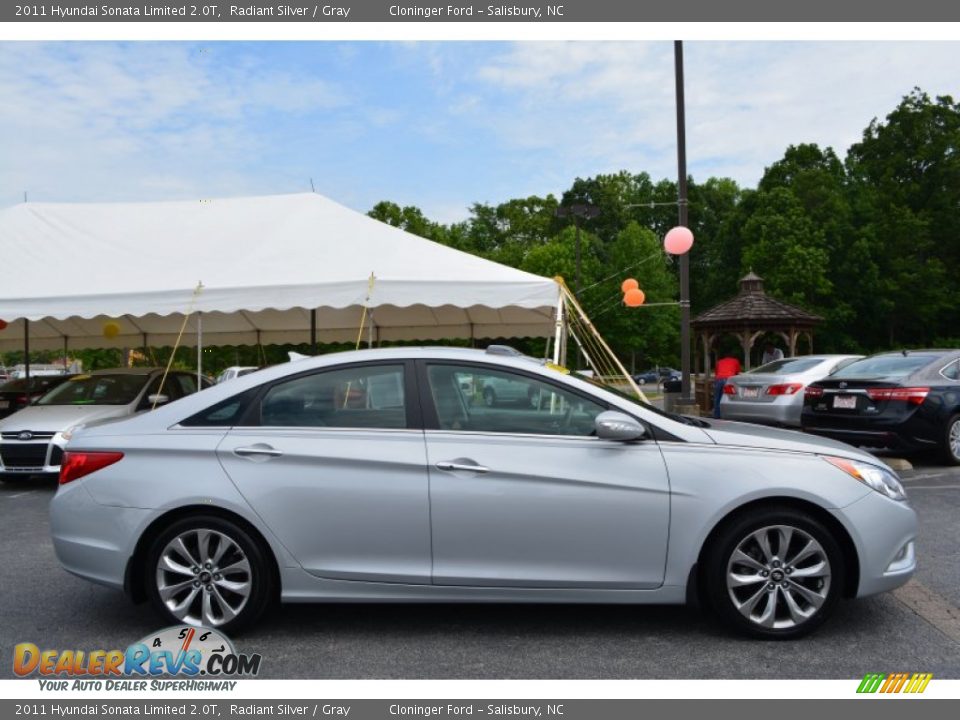 2011 Hyundai Sonata Limited 2.0T Radiant Silver / Gray Photo #2