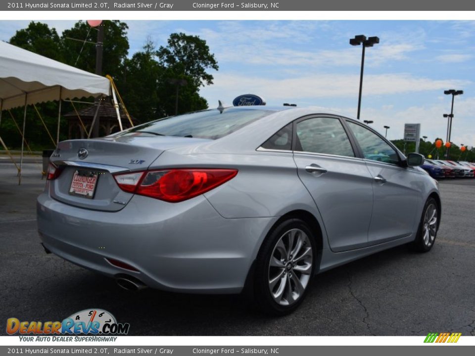 2011 Hyundai Sonata Limited 2.0T Radiant Silver / Gray Photo #3