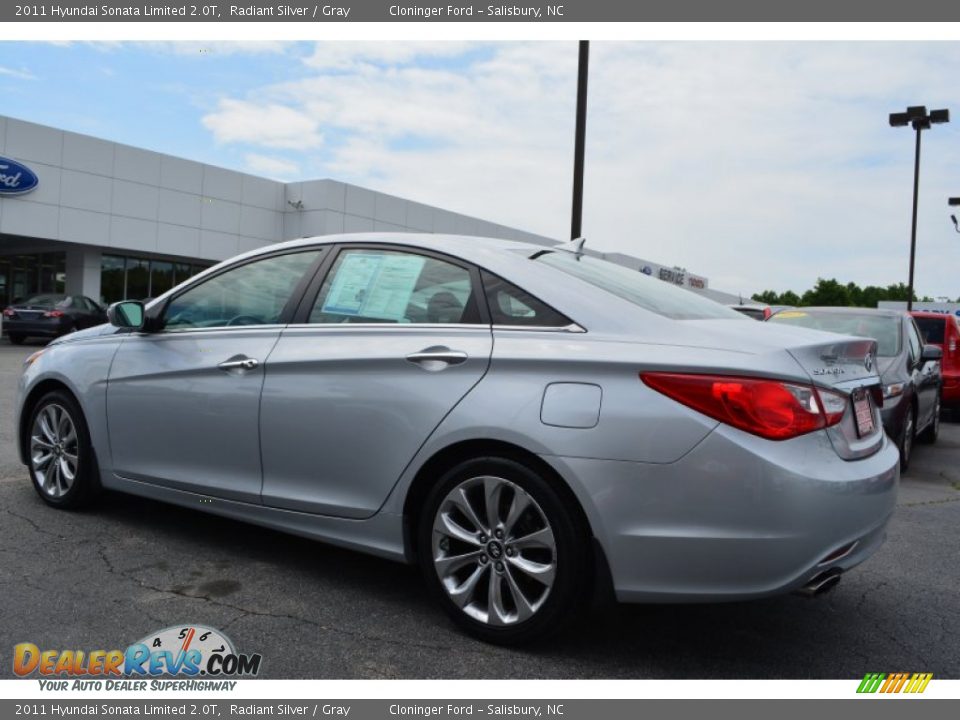 2011 Hyundai Sonata Limited 2.0T Radiant Silver / Gray Photo #5