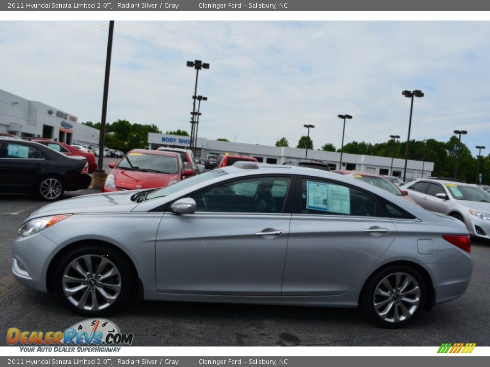 2011 Hyundai Sonata Limited 2.0T Radiant Silver / Gray Photo #6