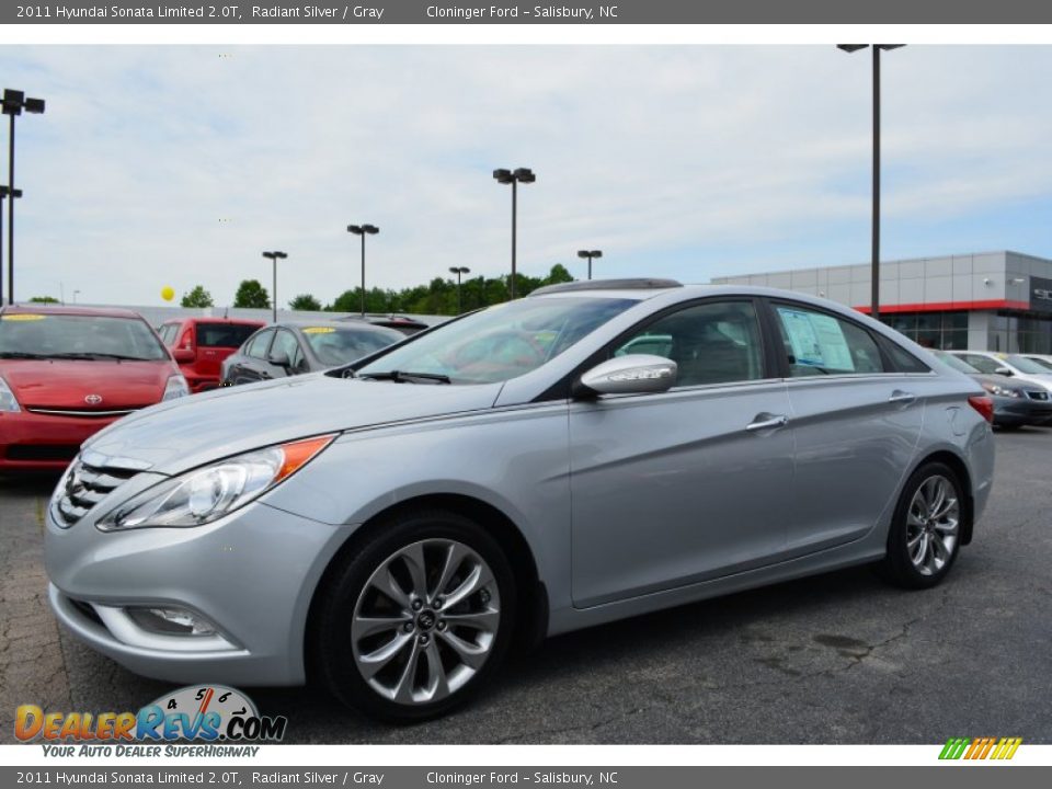 2011 Hyundai Sonata Limited 2.0T Radiant Silver / Gray Photo #7