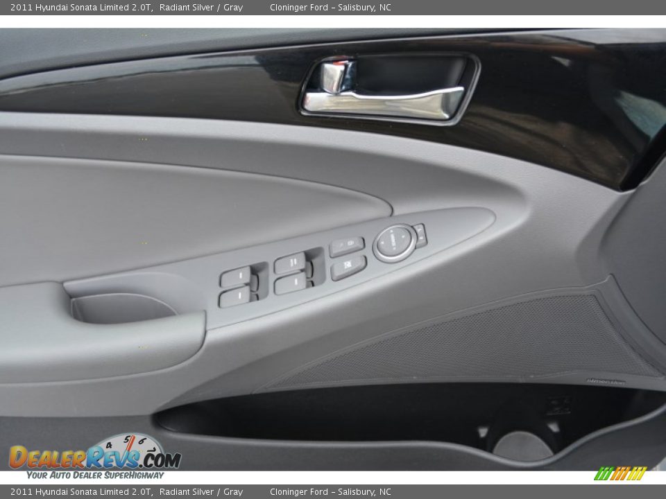 2011 Hyundai Sonata Limited 2.0T Radiant Silver / Gray Photo #9