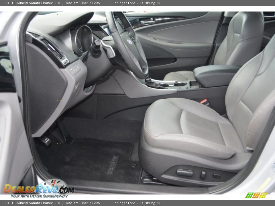 2011 Hyundai Sonata Limited 2.0T Radiant Silver / Gray Photo #10