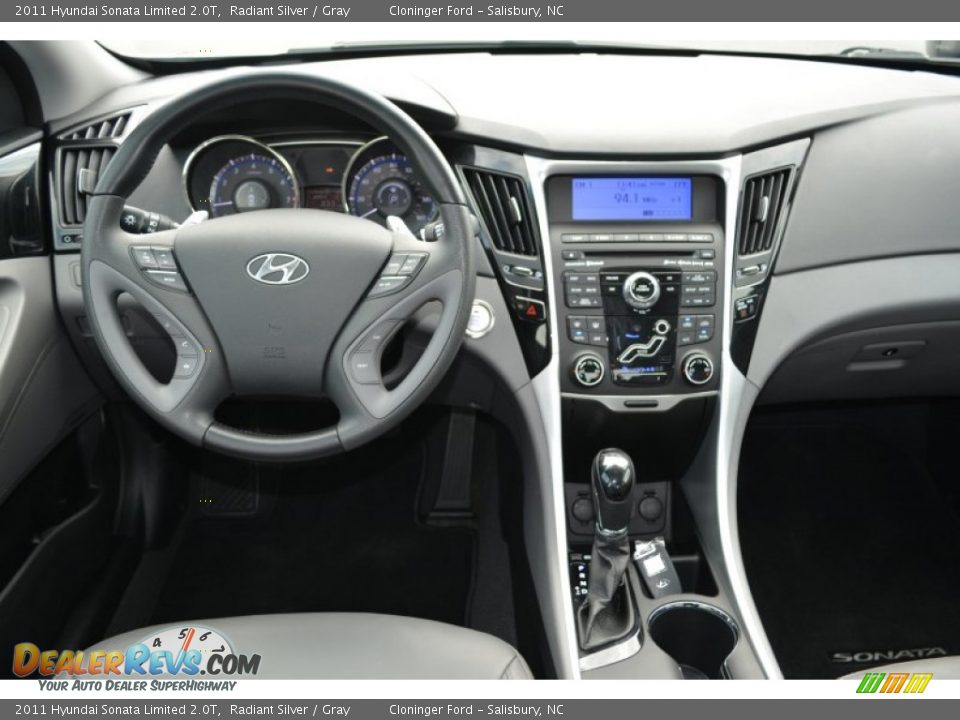 2011 Hyundai Sonata Limited 2.0T Radiant Silver / Gray Photo #12