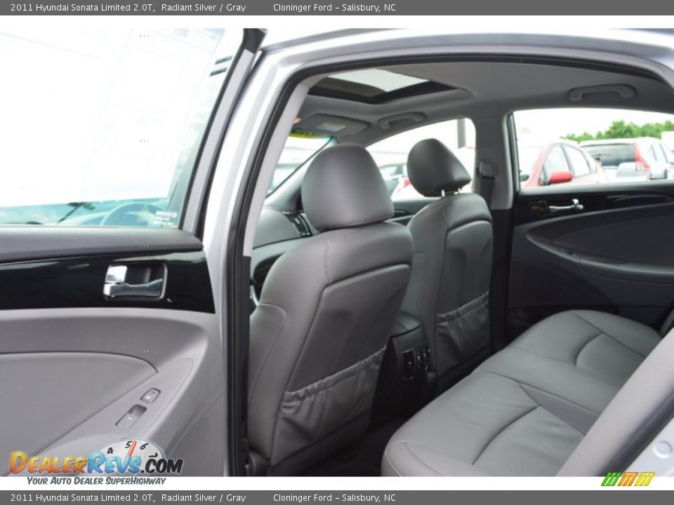 2011 Hyundai Sonata Limited 2.0T Radiant Silver / Gray Photo #13
