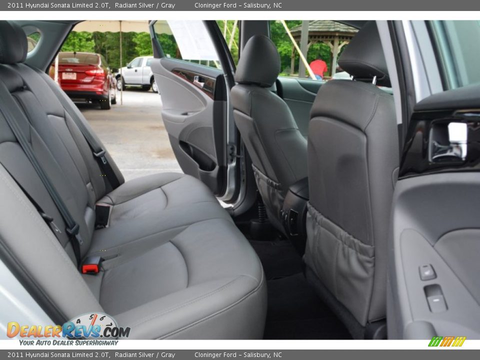 2011 Hyundai Sonata Limited 2.0T Radiant Silver / Gray Photo #16