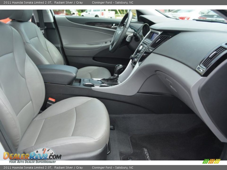 2011 Hyundai Sonata Limited 2.0T Radiant Silver / Gray Photo #18