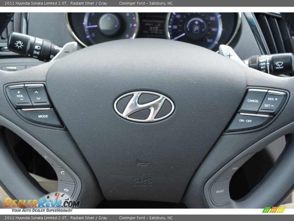 2011 Hyundai Sonata Limited 2.0T Radiant Silver / Gray Photo #25