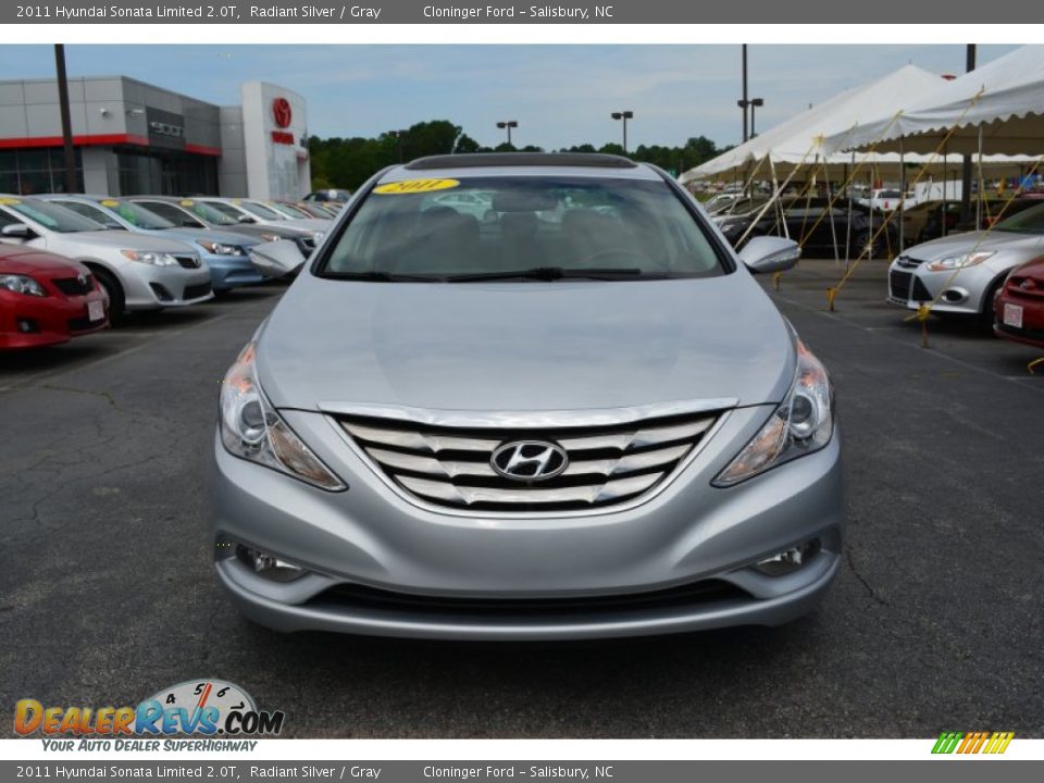 2011 Hyundai Sonata Limited 2.0T Radiant Silver / Gray Photo #31