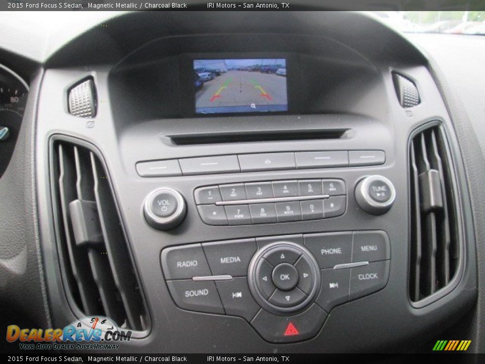2015 Ford Focus S Sedan Magnetic Metallic / Charcoal Black Photo #34