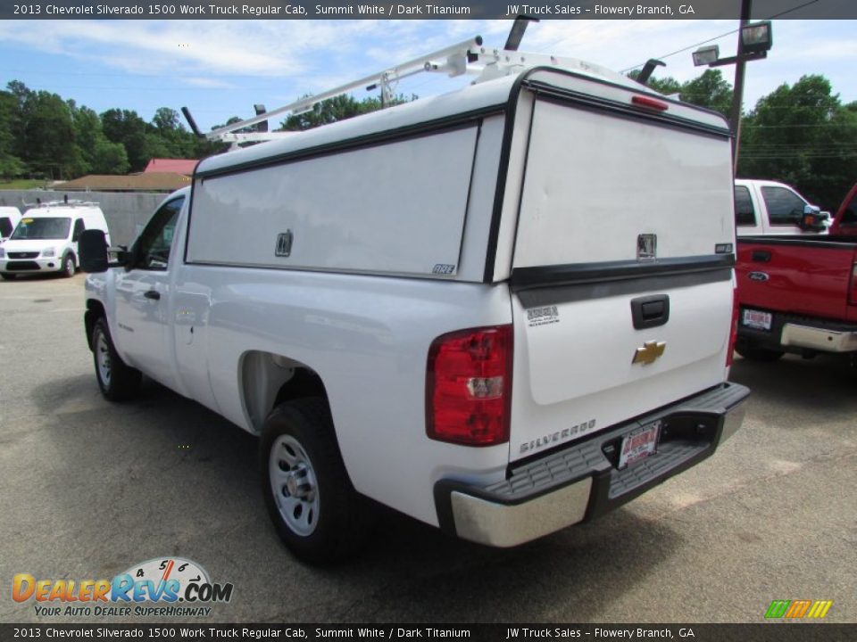 2013 Chevrolet Silverado 1500 Work Truck Regular Cab Summit White / Dark Titanium Photo #5