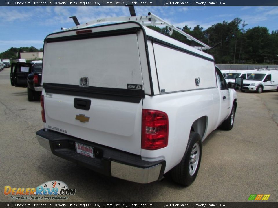 2013 Chevrolet Silverado 1500 Work Truck Regular Cab Summit White / Dark Titanium Photo #9