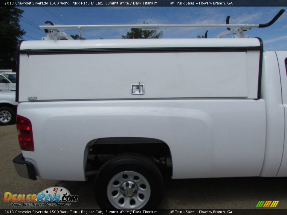 2013 Chevrolet Silverado 1500 Work Truck Regular Cab Summit White / Dark Titanium Photo #14