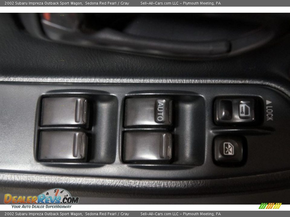 2002 Subaru Impreza Outback Sport Wagon Sedona Red Pearl / Gray Photo #13