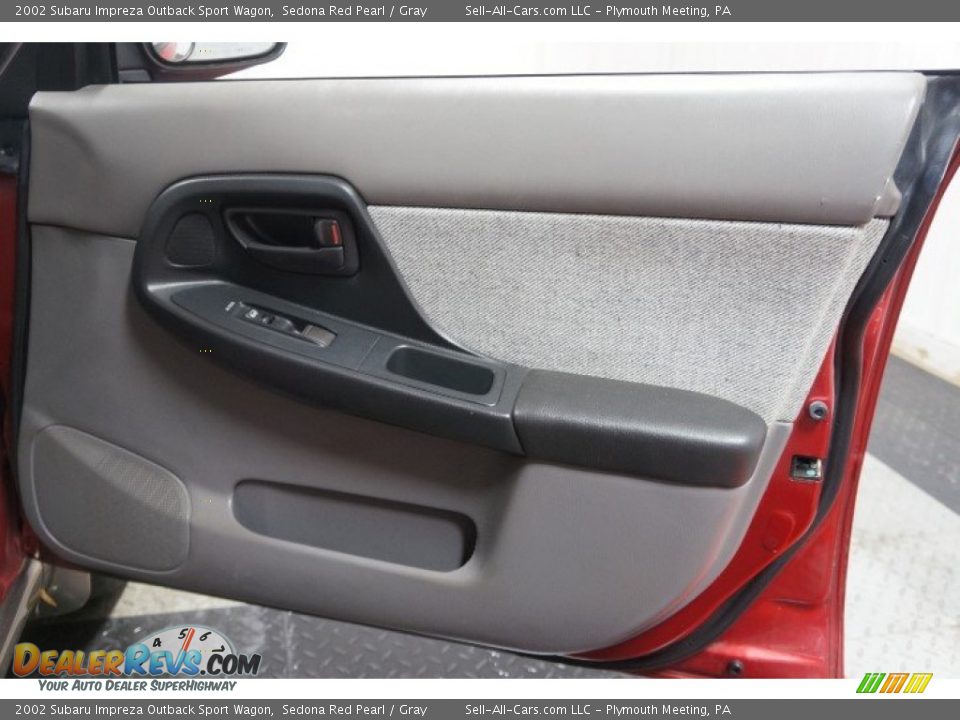 2002 Subaru Impreza Outback Sport Wagon Sedona Red Pearl / Gray Photo #17