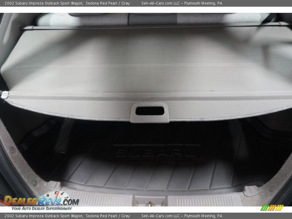 2002 Subaru Impreza Outback Sport Wagon Sedona Red Pearl / Gray Photo #19