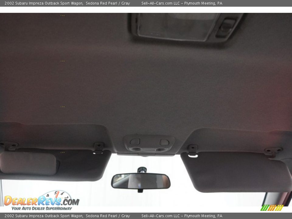 2002 Subaru Impreza Outback Sport Wagon Sedona Red Pearl / Gray Photo #20