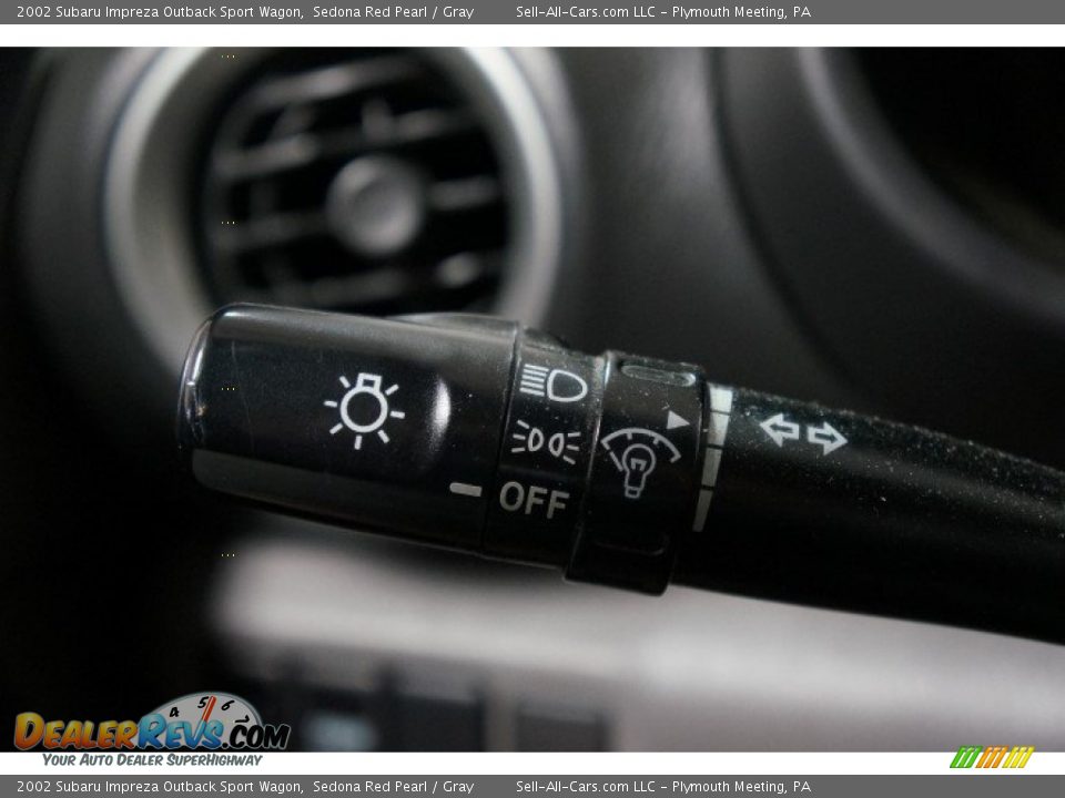 2002 Subaru Impreza Outback Sport Wagon Sedona Red Pearl / Gray Photo #24