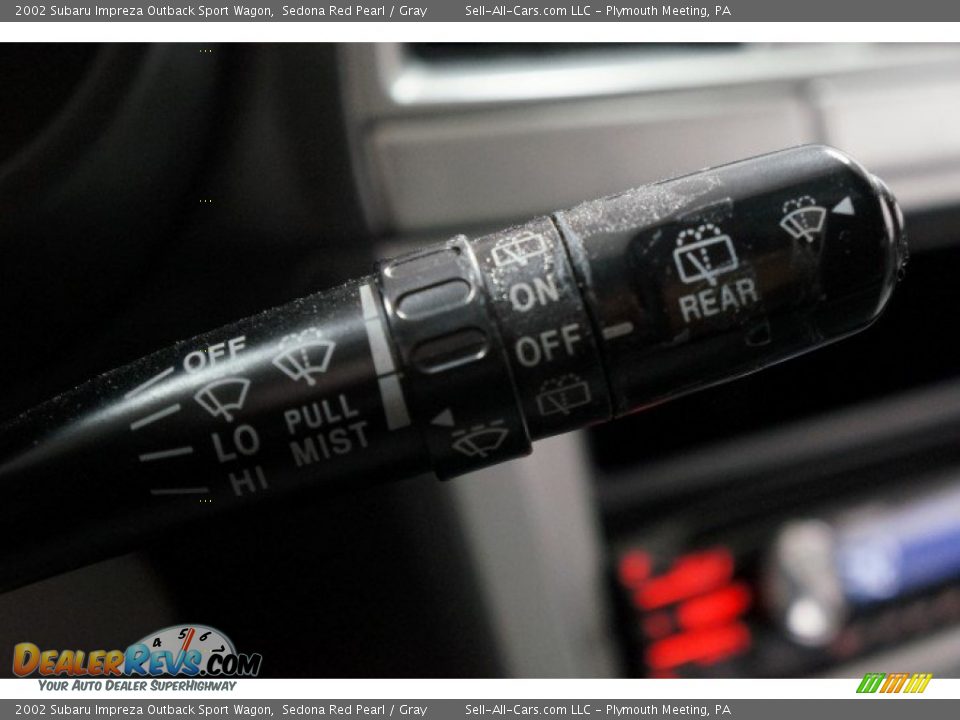 2002 Subaru Impreza Outback Sport Wagon Sedona Red Pearl / Gray Photo #25