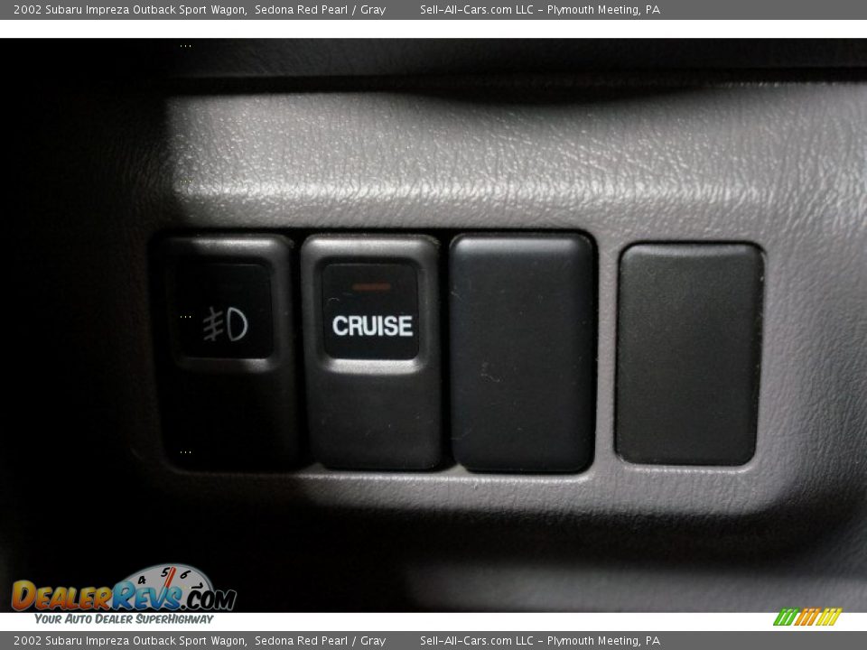 2002 Subaru Impreza Outback Sport Wagon Sedona Red Pearl / Gray Photo #26