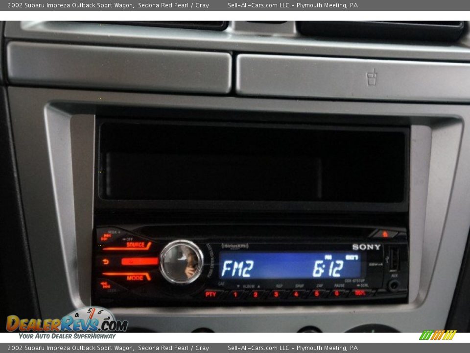 2002 Subaru Impreza Outback Sport Wagon Sedona Red Pearl / Gray Photo #29
