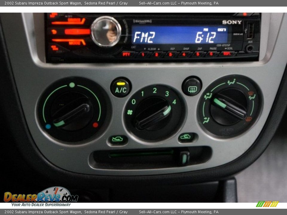 2002 Subaru Impreza Outback Sport Wagon Sedona Red Pearl / Gray Photo #30