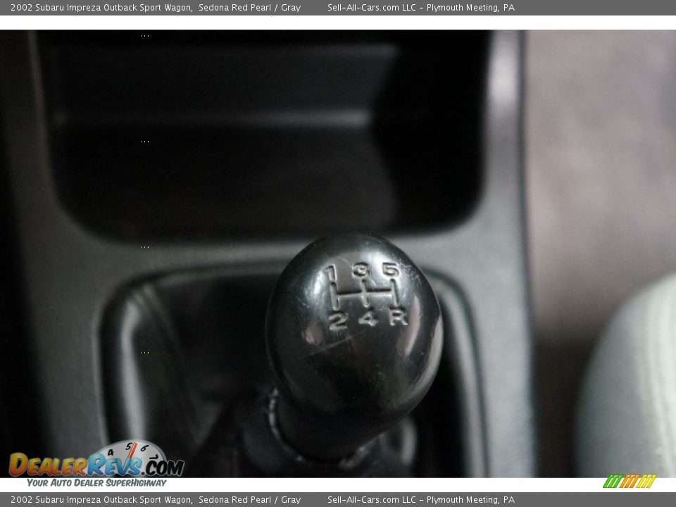2002 Subaru Impreza Outback Sport Wagon Sedona Red Pearl / Gray Photo #31