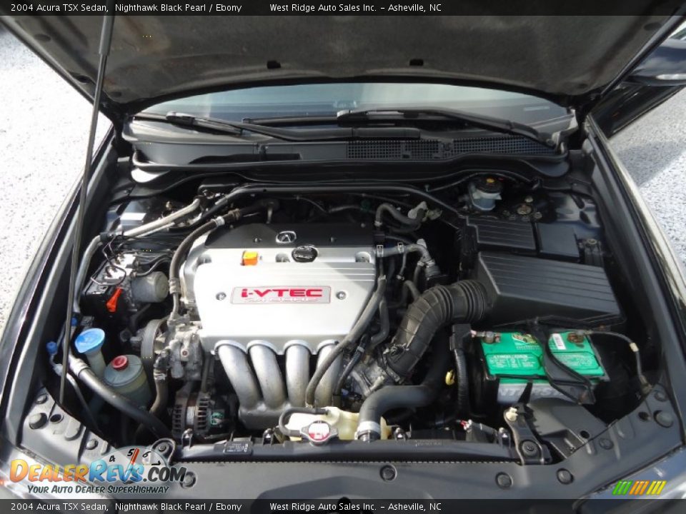 2004 Acura TSX Sedan Nighthawk Black Pearl / Ebony Photo #8