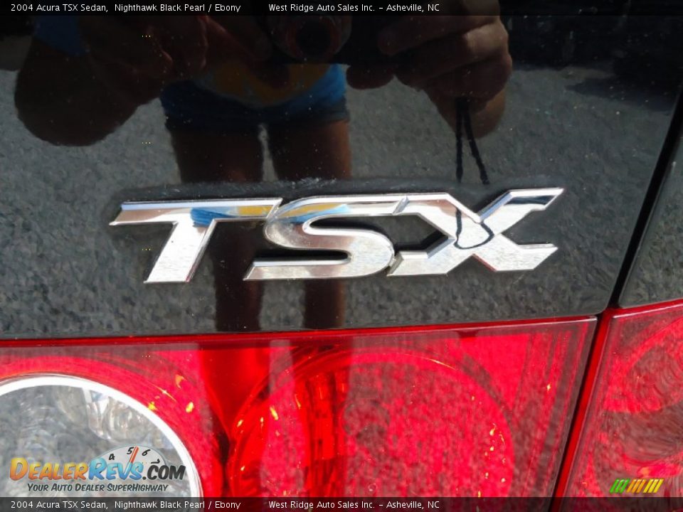 2004 Acura TSX Sedan Nighthawk Black Pearl / Ebony Photo #10