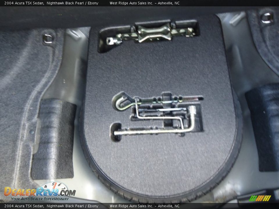 2004 Acura TSX Sedan Nighthawk Black Pearl / Ebony Photo #13