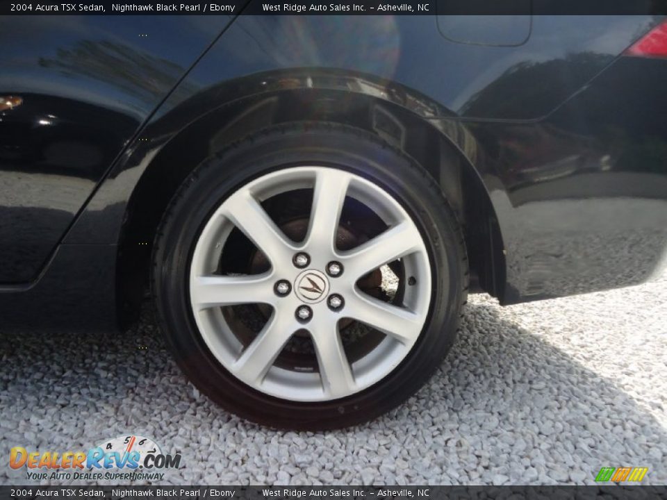 2004 Acura TSX Sedan Nighthawk Black Pearl / Ebony Photo #14