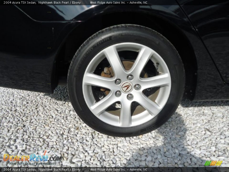 2004 Acura TSX Sedan Nighthawk Black Pearl / Ebony Photo #15