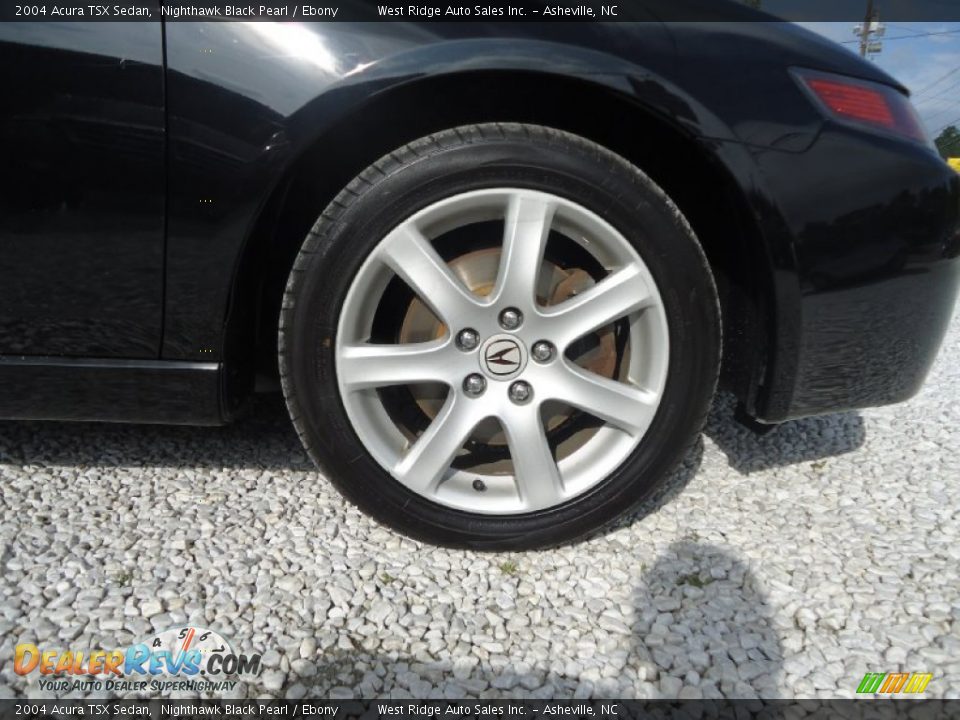 2004 Acura TSX Sedan Nighthawk Black Pearl / Ebony Photo #16