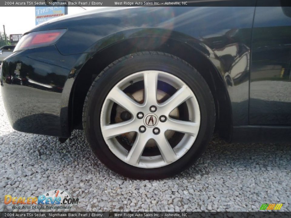 2004 Acura TSX Sedan Nighthawk Black Pearl / Ebony Photo #17
