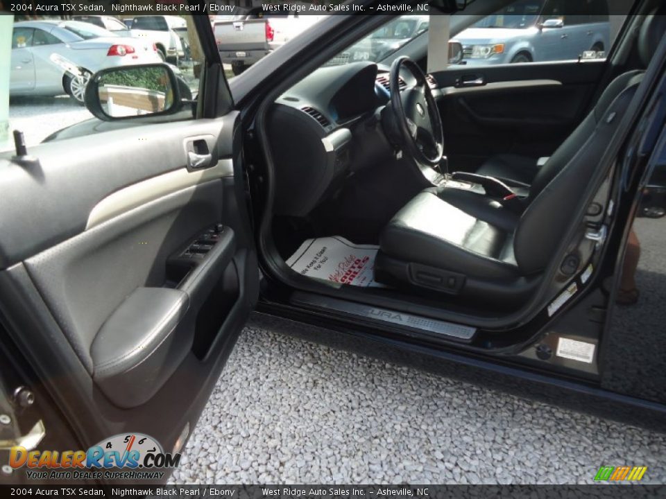 2004 Acura TSX Sedan Nighthawk Black Pearl / Ebony Photo #18