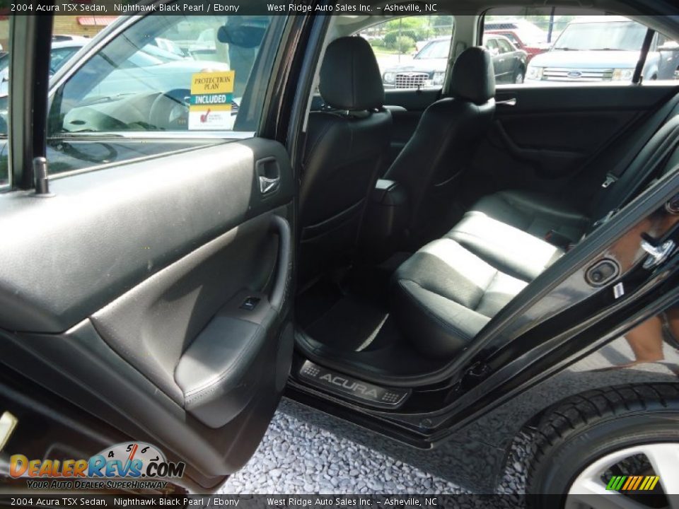 2004 Acura TSX Sedan Nighthawk Black Pearl / Ebony Photo #19