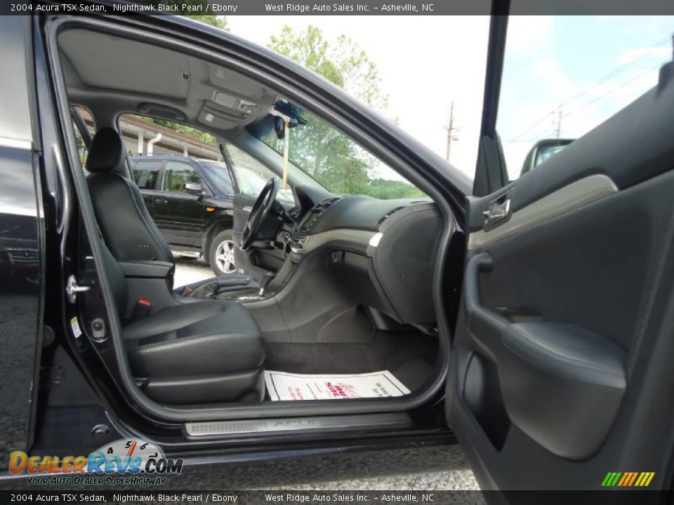 2004 Acura TSX Sedan Nighthawk Black Pearl / Ebony Photo #20