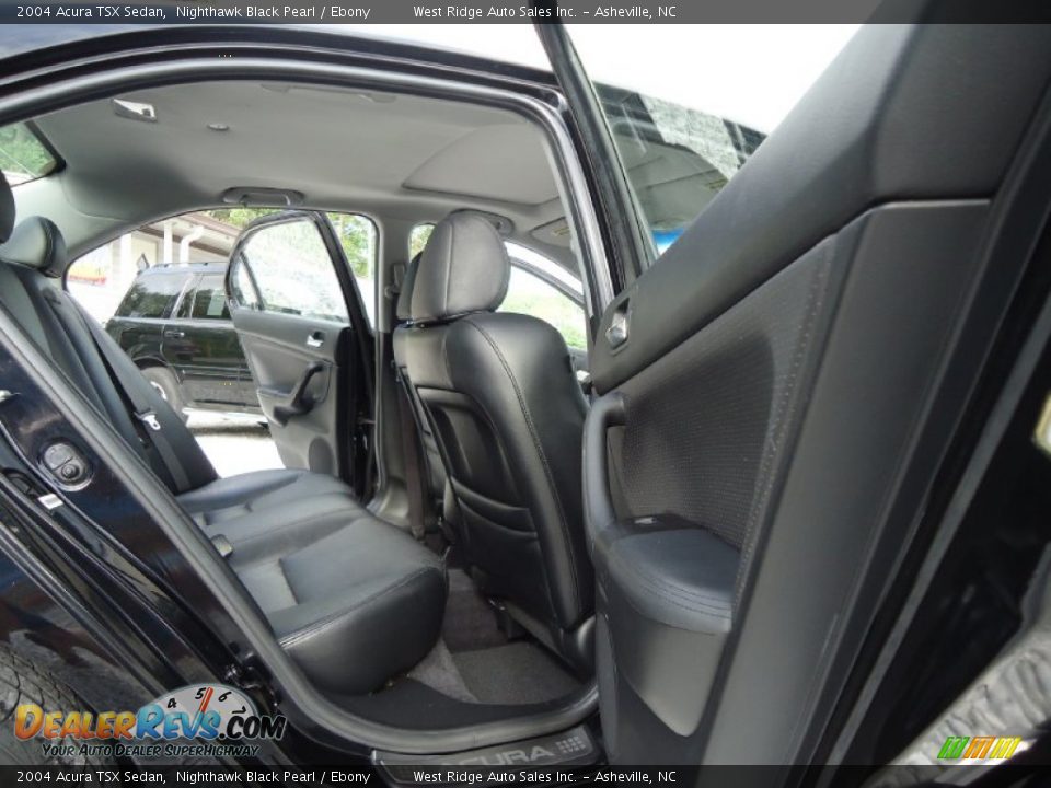 2004 Acura TSX Sedan Nighthawk Black Pearl / Ebony Photo #21